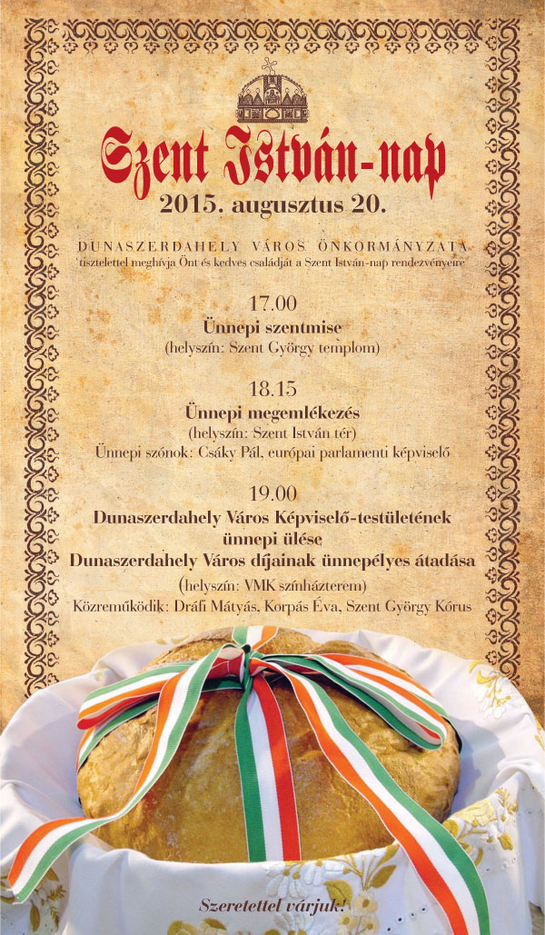Szent István napi ünnepség