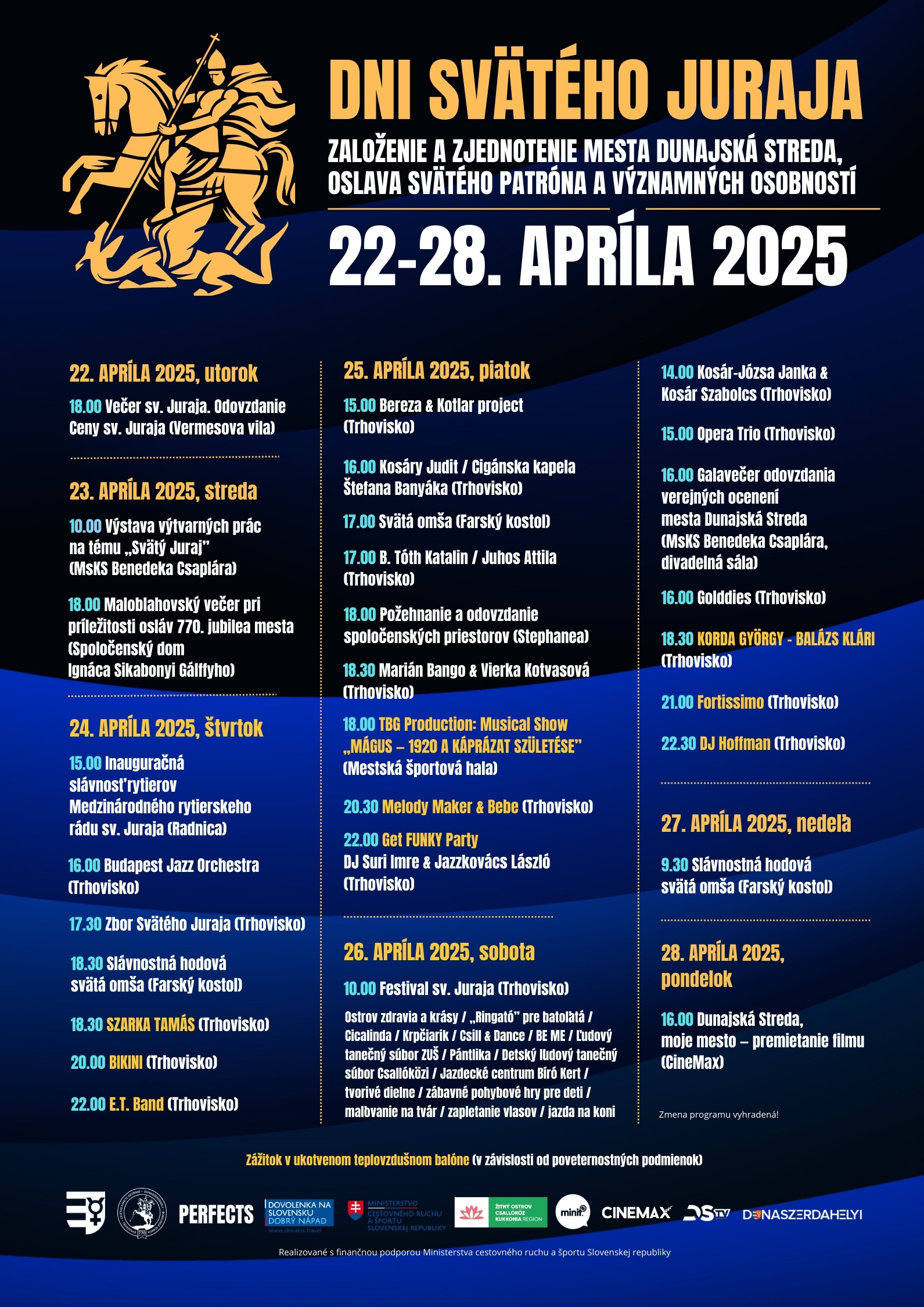 Dni svätého Juraja 2025