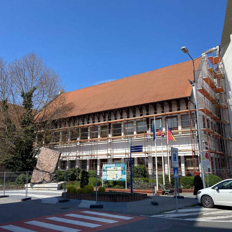 Munkálatok a városházán