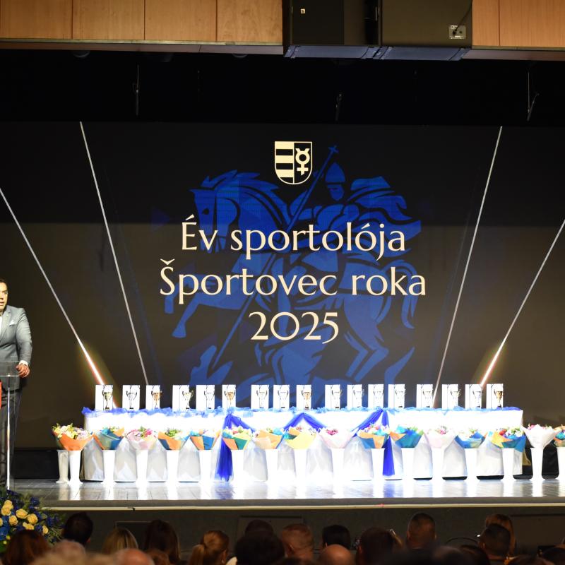 Odovzdali ocenenia „Športovec roka mesta Dunajská Streda 2025“