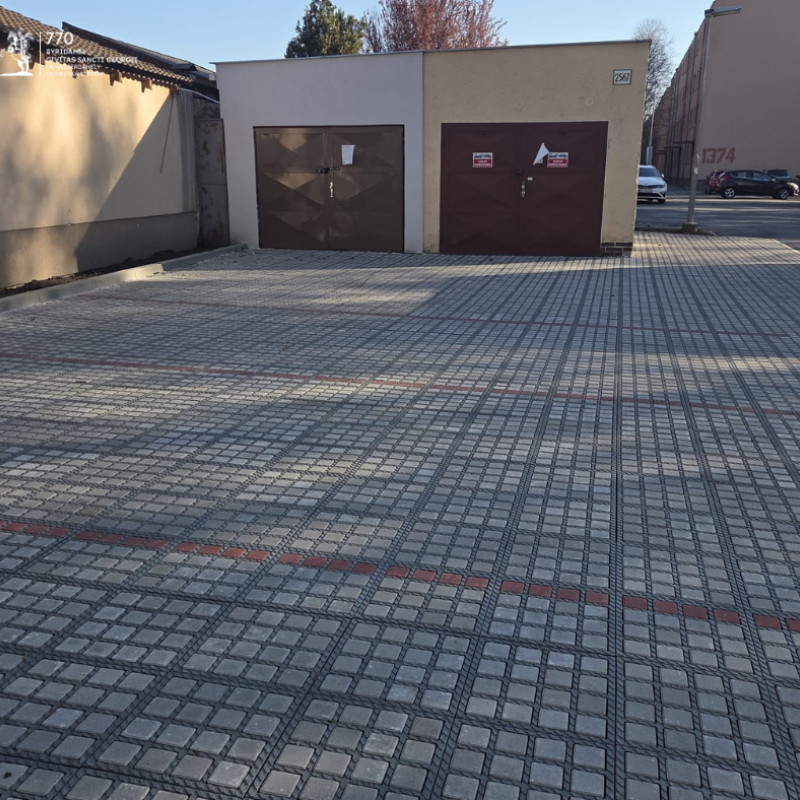 Rózsa liget parkoló felújítás