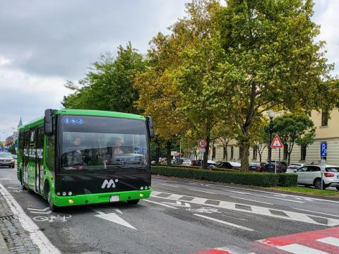 elektromos busz Dunaszerdahelyen