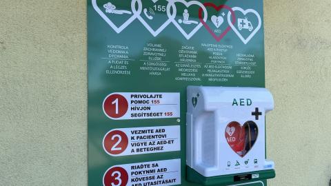 Automatické defibrilátory v Dunajskej Strede 