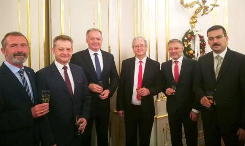 Primátor mesta na novoročnom prijatí u prezidenta republiky