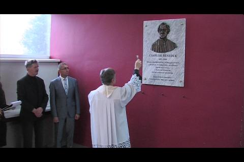 Odhalili pamätnú tabuľu Benedeka Csaplára