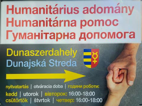 Segítséget kér a hivatal humanitárius adományozáshoz