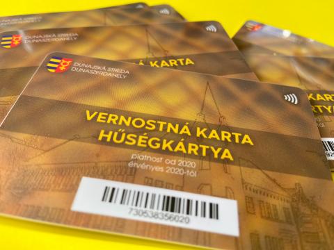 vernostné karty Dunajská Streda