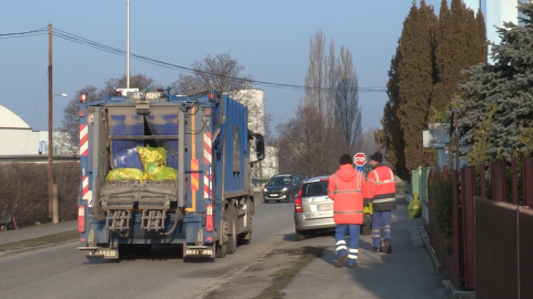 V marci pokračuje odvoz plastového odpadu od rodinných domov v meste 
