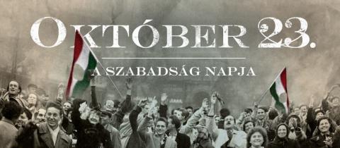 Városi ünnepség az 1956-os forradalom és szabadságharc tiszteletére
