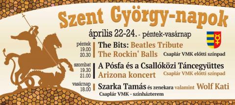 A hétvégén Szent György-napok