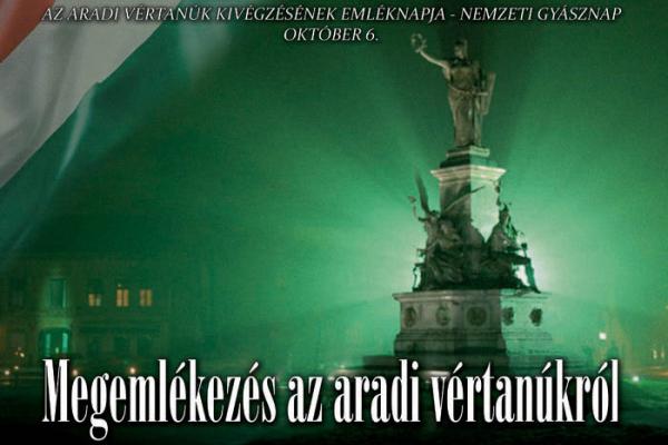 Meghívó - Október 6. - Nemzeti gyásznap