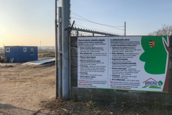 December 19-étől január 8-ig zárva tart a gyűjtőudvar