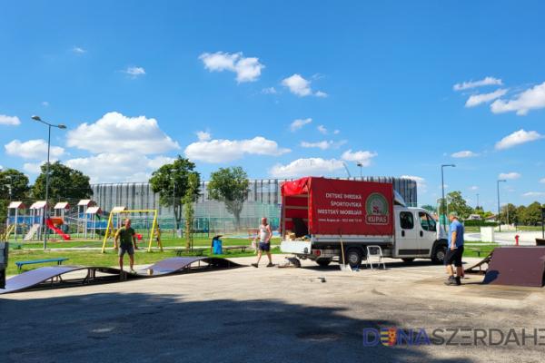 Megújul a gördeszkapálya a szabadidőparkban