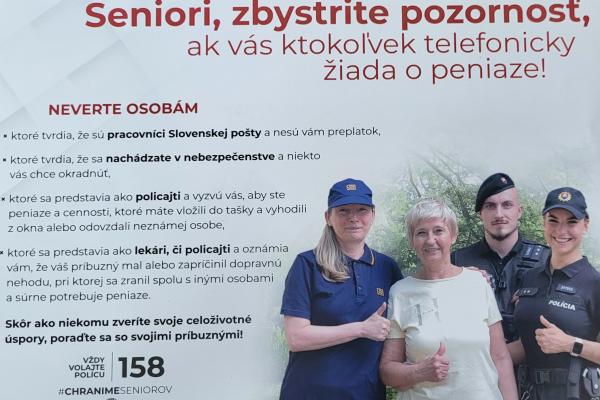 Seniori, zbystrite pozornosť !!