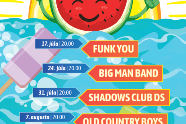 Dunajskostredské leto 2020: skvelé piatkové hudobné programy 