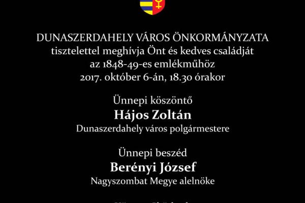 Október 6, az aradi vértanúk napja