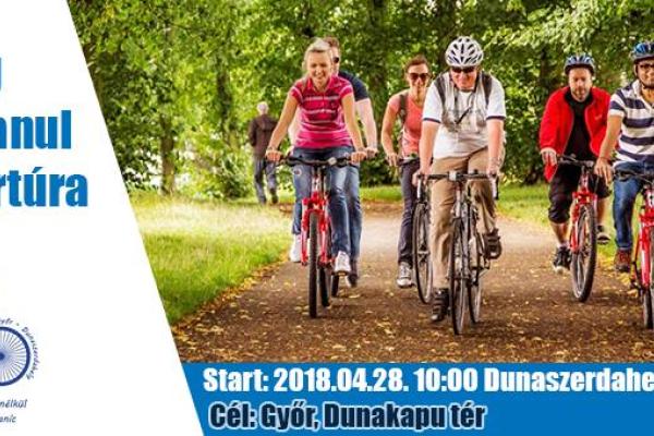 Kerékpártúra Dunaszerdahely és Győr között