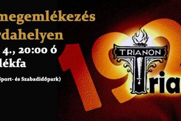 Trianon-megemlékezés Dunaszerdahelyen 