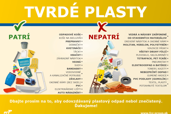 Na zbernom dvore prevezmú  už aj odpad z tvrdých plastov