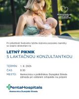 Piknik v tráve s laktačnou konzultantkou